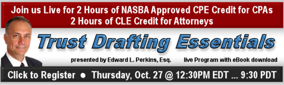 Trust Drafting Essentials Webinar October 27