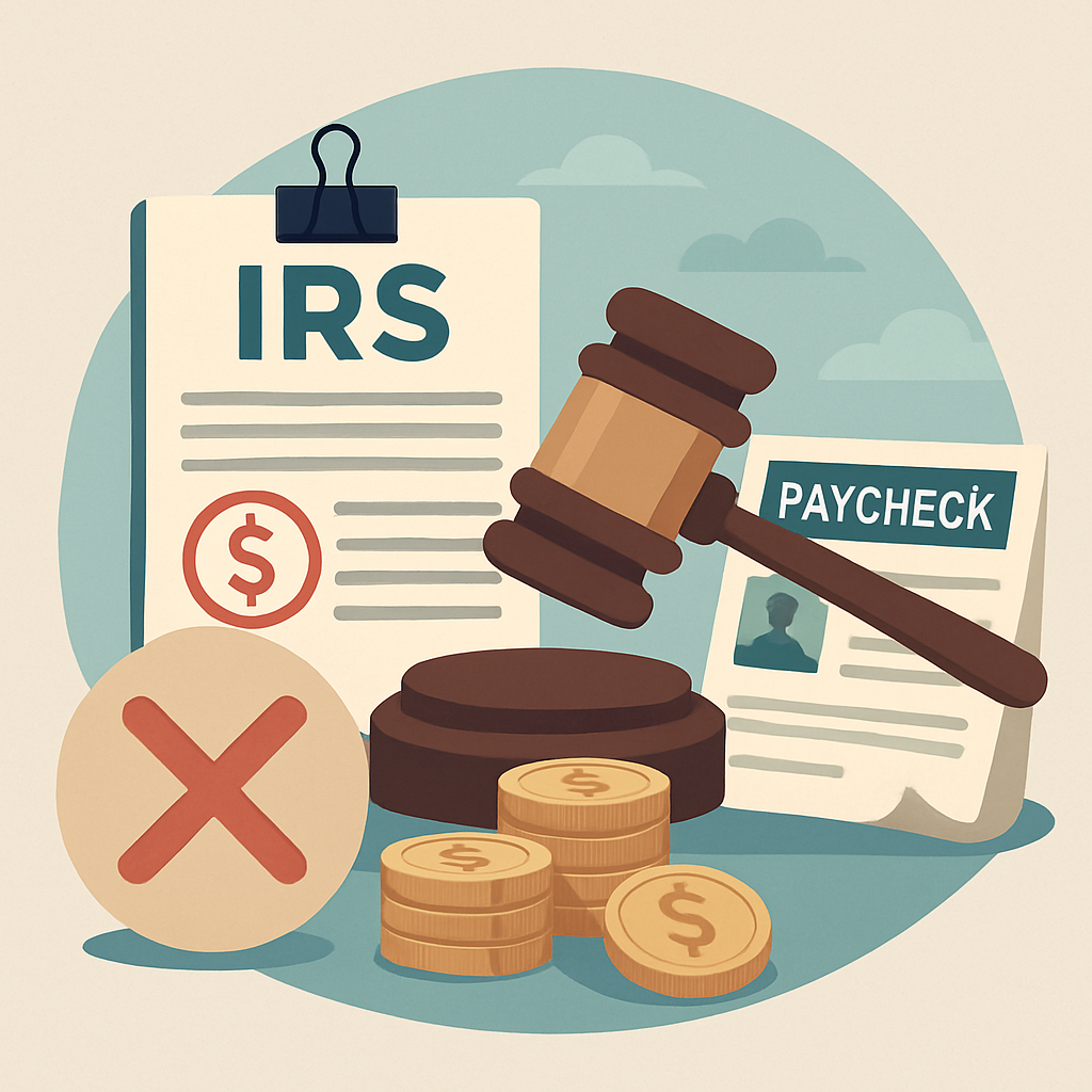 The Impact of IRS Wage Garnishments and How to Stop Them Legally