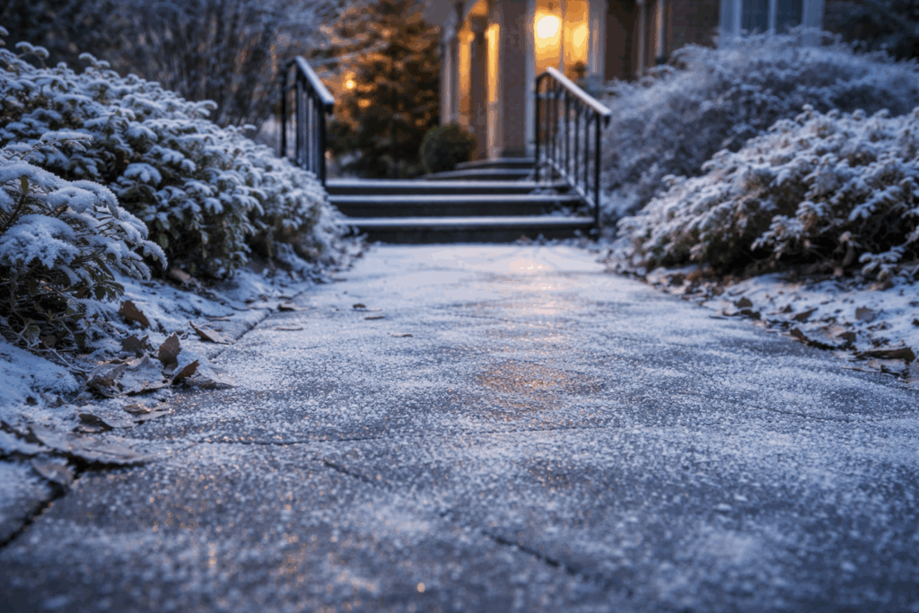 What Pennsylvania Homeowners Should Know About Slip Risks on Walkways After Early Season Frost